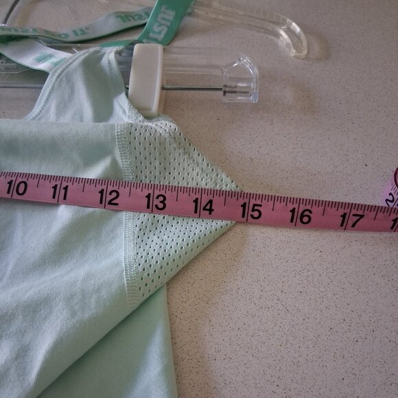 NIKE Dri-Fit Light Teal Blue Racer Back Athletic Top Women's Size XS - Picture 8 of 15